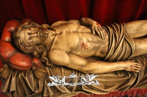 Imagination Burial Of Jesus Fully Hand Carved Wood Fully