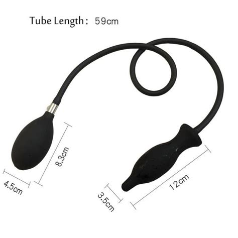 Énorme plug anal gonflable ou bâillon buccal fixation orale gode