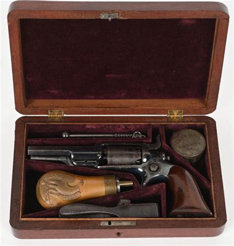 Sold At Auction Cased Colt Root Model 2 Percussion Revolver