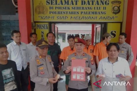 Polisi Menangkap Tiga Bandar Narkoba Di Palembang ANTARA News