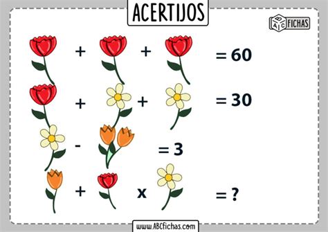 Acertijos Matem Ticos F Ciles Para Ni Os Para Imprimir