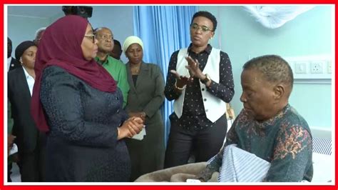 BREAKING RAIS SAMIA USO Kwa USO Na HALIMA MDEE HOSPITALINI AKIMJULIA