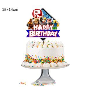 Topper Decorativo Para Torta De Cumplea Os Roblox Tu Fiesta A Un Click