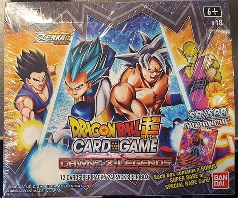 Dragonball Super Card Game Zenkai Series Set Booster Display