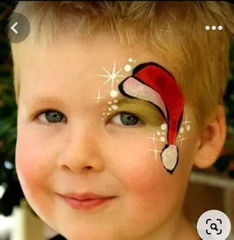 Pin By Sherri MacLean On Christmas Facepainting Christmas Face