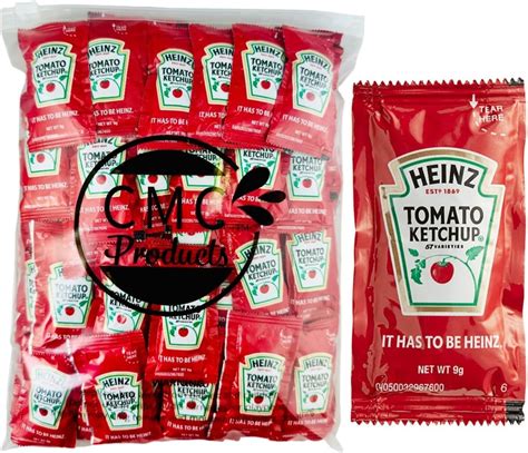 Amazon Heinz Ketchup Single Serve Packets Oz Packets Pack