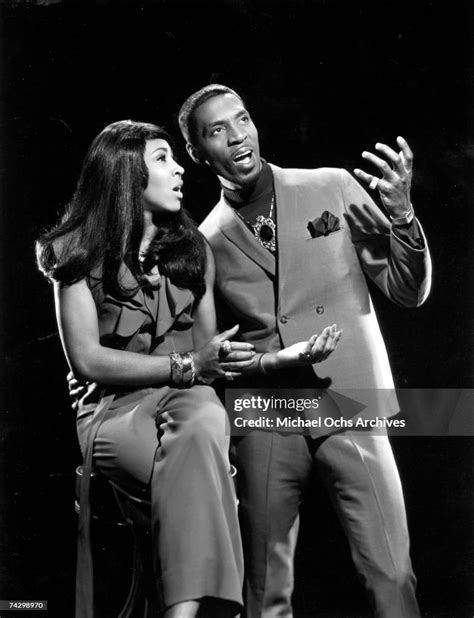 Husband And Wife Randb Duo Ike And Tina Turner Pose For A Portrait In