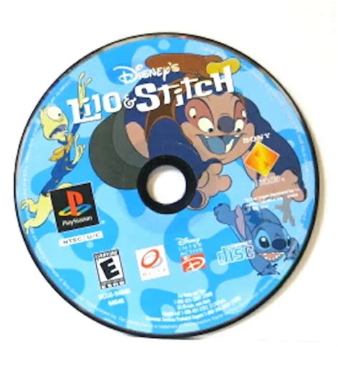 PS1 LILO Stitch Sony Playstation 2002 Disque LIRE UNIQUEMENT EUR