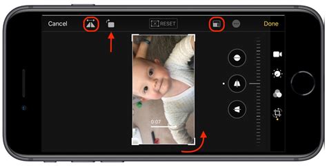 How To Crop Rotate And Straighten Videos In Ios Macrumors