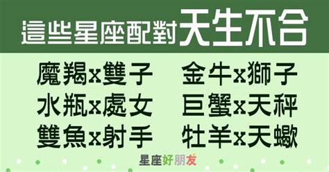 感情光是來電是不行的！這些星座配對「天生不合」！ 星座好朋友