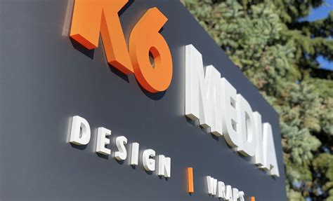 K6 Acrylic 3d Signage K6 Media