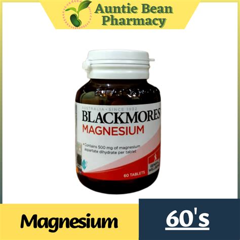 Blackmores Magnesium 60 Tablets New Packing Exp102023 Lazada