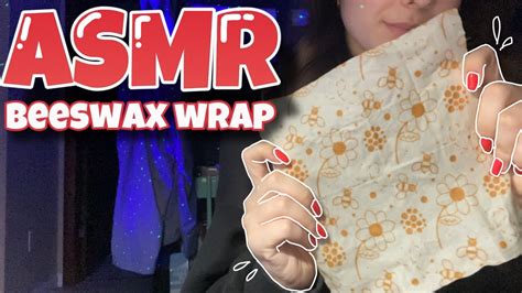 ASMR Beeswax Wrap Tapping And Scratching Tingly Relaxing Lofi