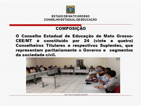 ESTADO DE MATO GROSSO CONSELHO ESTADUAL DE EDUCAÇÃO VII ENCONTRO