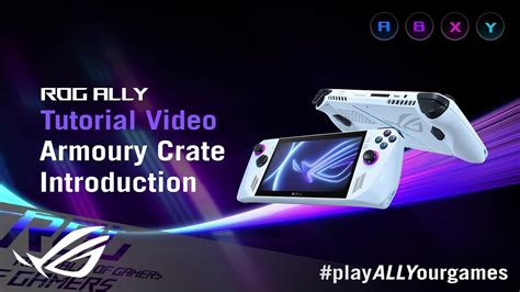 ROG Ally Tutorial Video Introduction To Armoury Crate ROG YouTube