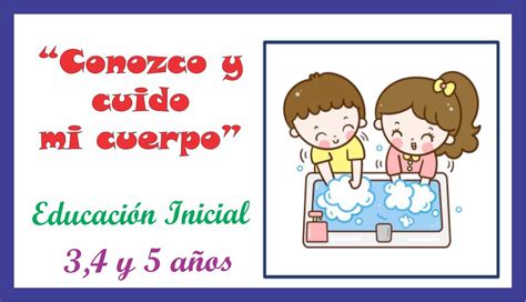 Experiencia de Aprendizaje CONOZCO Y CUIDO MI CUERPO para niños de 3