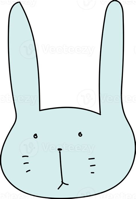 Cute Bunny Cartoon Doodle 33849844 Png