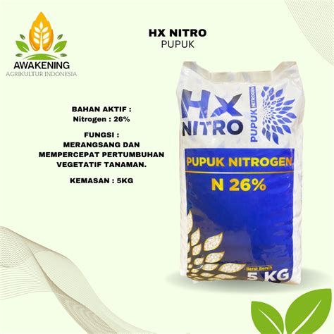 PUPUK UREA HX NITRO 5KG NITROGEN HEXTAR Untuk Tanaman Lazada Indonesia