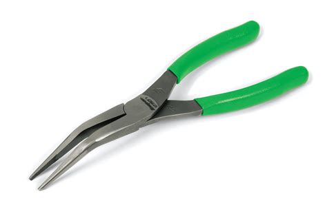 8 Talon Grip™ 35° Bent Needle Nose Pliers Green 9735cfg Snap On Viet Nam