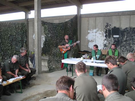 Bundesheer Verbands Bung Vorausangriff Spontane Feldmesse