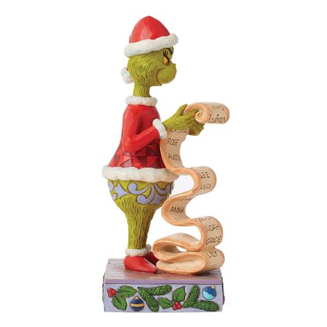 Jim Shore Dr Seuss Grinch Naughty And Nice List Figurine 87