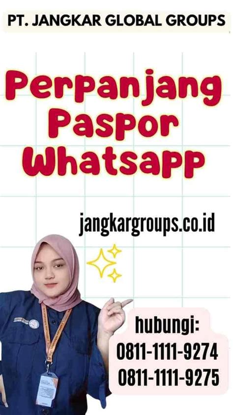 Perpanjang Paspor Whatsapp Jangkar Global Groups