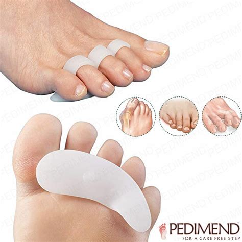 Pedimend Silicone Gel Hammer Toe Straightener For Curled Toes Pc