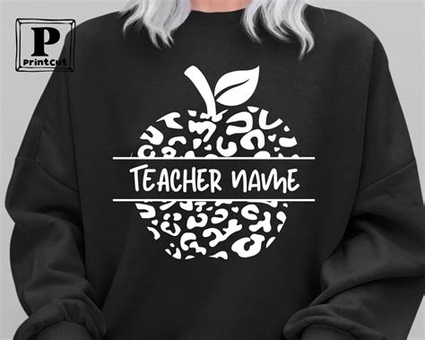 Custom Teacher Svg Teacher Name Svg Personalized Name Svg Etsy