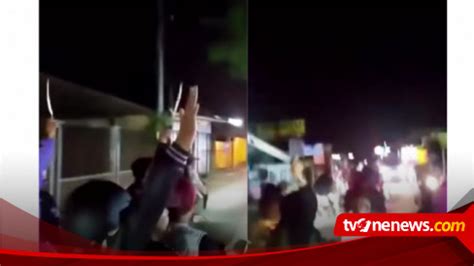 Viral Gerombolan Pemotor Konvoi Di Bogor Sambil Pamer Membawa Senjata