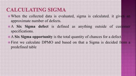 Six Sigma And Quality Management System Ppt