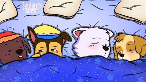 Pups are Sleeping after Save City - Paw Patrol fanmade coloring story | Paw patrol cartoon, Paw ...