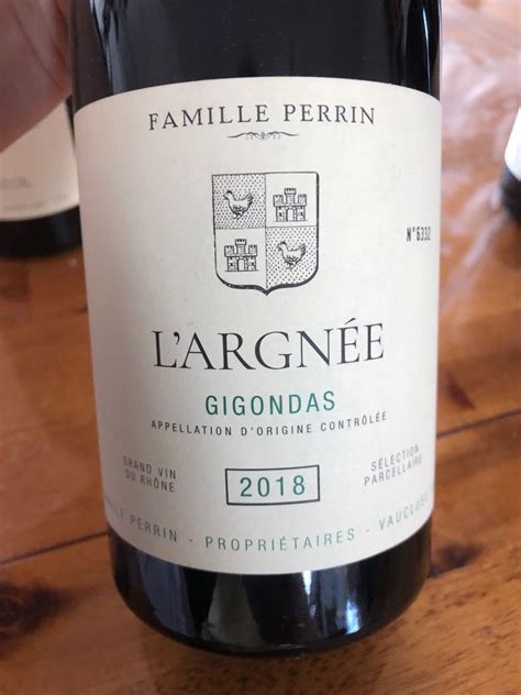 Famille Perrin Perrin Fils Gigondas Vieilles Vignes L Argnee