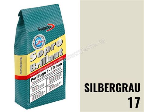 Sopro Bauchemie Brillant PerlFuge Fugenmörtel Silbergrau 17 6SE5601705