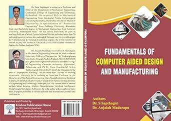 Buy Fundamentals Of Computer Aided Design And Manufacturing Book Online