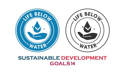 Sustainable Development Goals Life Below Water Item 5679783 Vector Art At Vecteezy