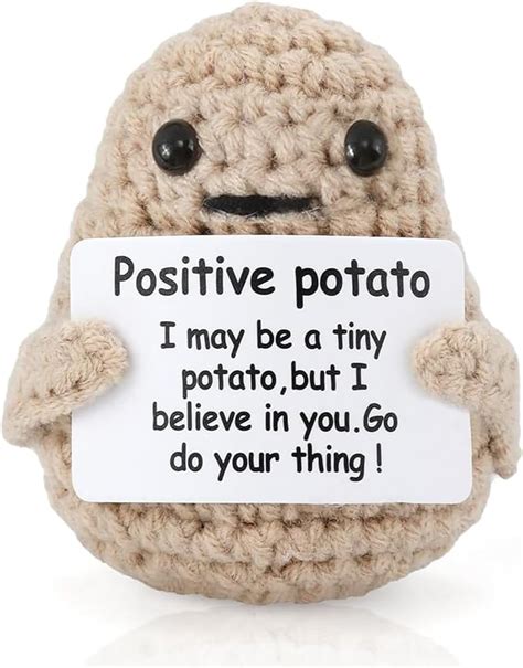 Amazon Utosday Handmade Emotional Support Funny Positive Potato