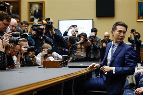 Tiktok Congressional Hearing Ceo Shou Chew Grilled By Us Lawmakers Arab News