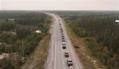 Raging Wildfires Force Mass Evacuation Of Yellowknife Canadas Capital