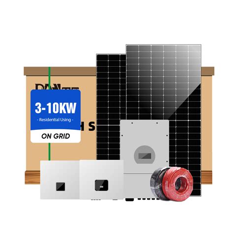 5kw On Grid Solar Power System 3 Kv PV1800 Whole House Solar China