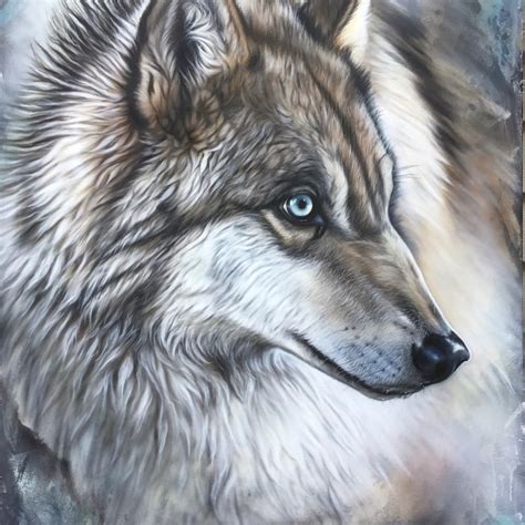 Wolf Paintings - Etsy