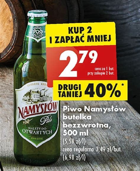 Promocja Piwo Namys W Pils W Biedronka