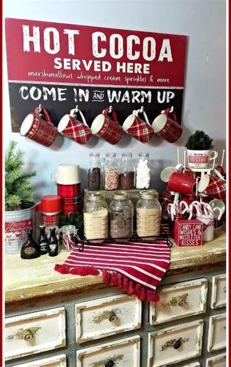 Diy Christmas Hot Cocoa Bar Ideas Lady Decluttered Christmas Hot