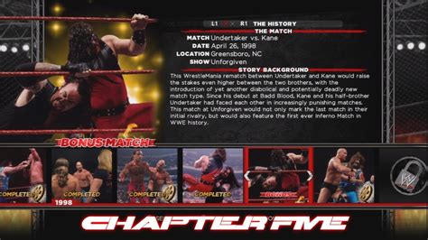 WWE 13 Attitude Era Mode Austin 3 16 Ep 5 Undertaker Vs Kane