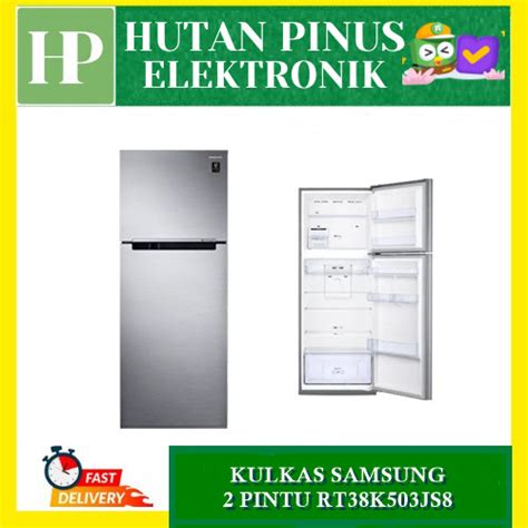 Promo KULKAS SAMSUNG 2 PINTU RT38K503JS8 DIGITAL INVERTER 380 LITER