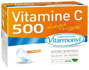 Vitamine C 500 à croquer Laboratoires Vitarmonyl