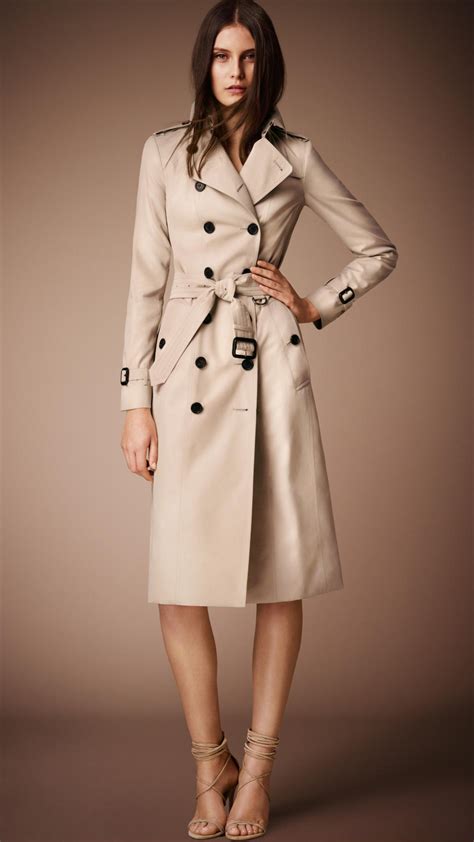 Lyst Burberry The Sandringham Long Heritage Trench Coat In Natural