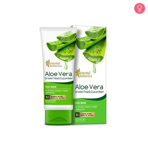 Oriental Botanics Aloe Vera, Green Tea & Cucumber Face Mask Genuine ...