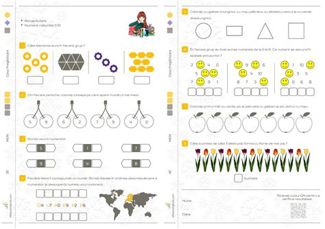 Clasa Pregătitoare Recapitulare Numere naturale 0 10 VB Learning Hub