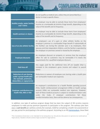 Taxability Of Wellness Plan Rewards PDF