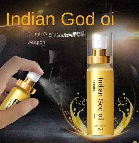 Indian God Oils Male Powerful Sex Delay Spray For Men External Use